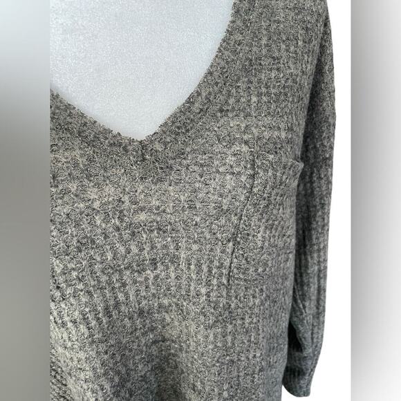 American Eagle Hunter Green Waffle-Knit Comfy Lightweight Basic Tunic-‎ Medium - Picture 5 of 11